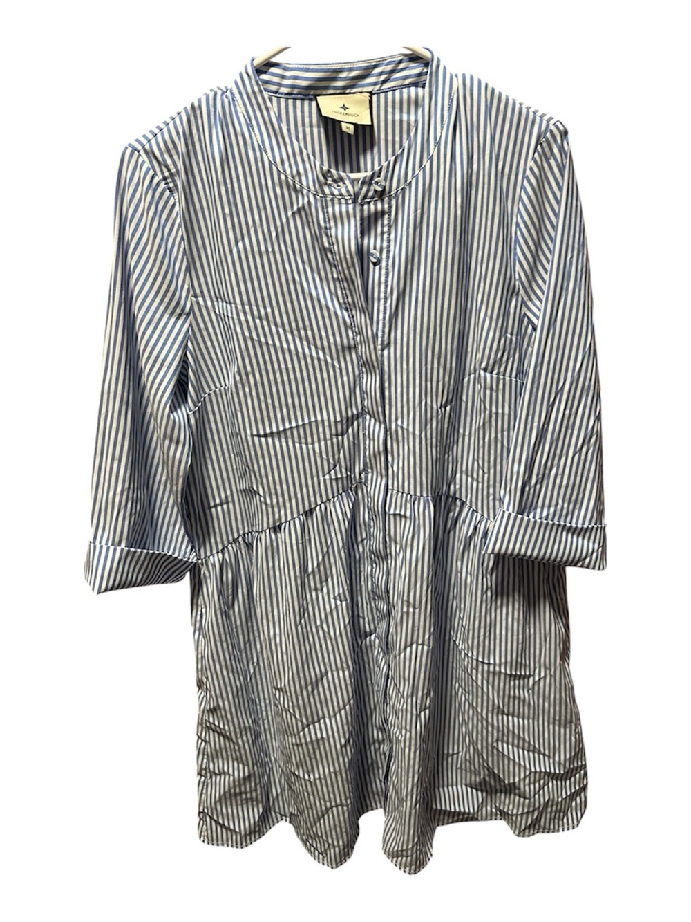 🔥 Tuckernuck Striped Callahan Dress • Blue & White • Size Medium • WITH POCKETS